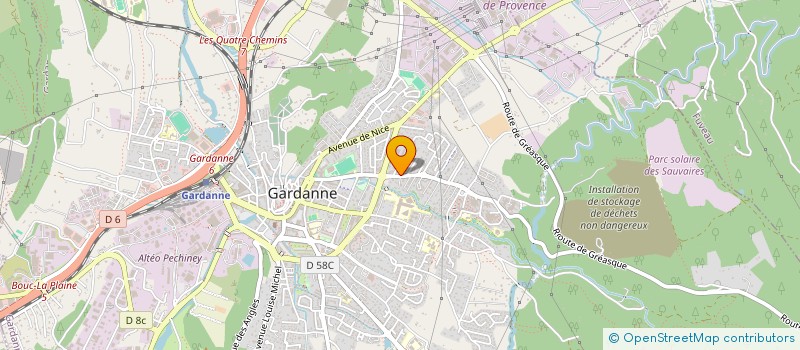 localisation de l'entreprise MONSIEUR JEROME GARCES à GARDANNE