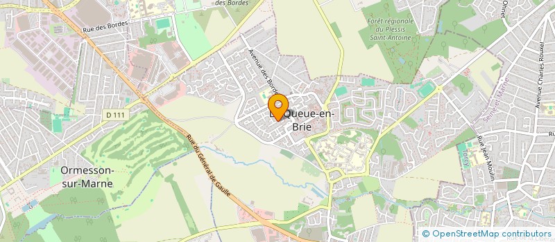 localisation de l'entreprise MONSIEUR JEROME GARCIA  LA QUEUE-EN-BRIE