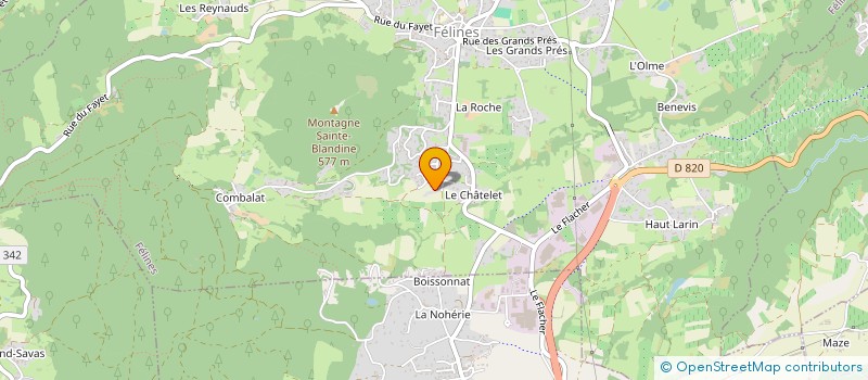 localisation de l'entreprise MONSIEUR JEROME GARDE  FELINES