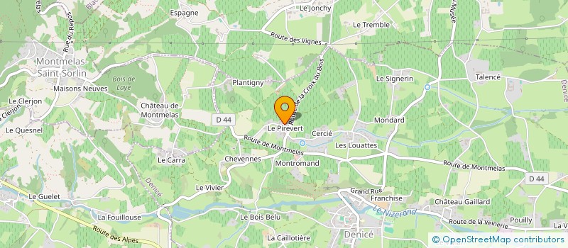 localisation de l'entreprise MONSIEUR JEROME GARDET à DENICE