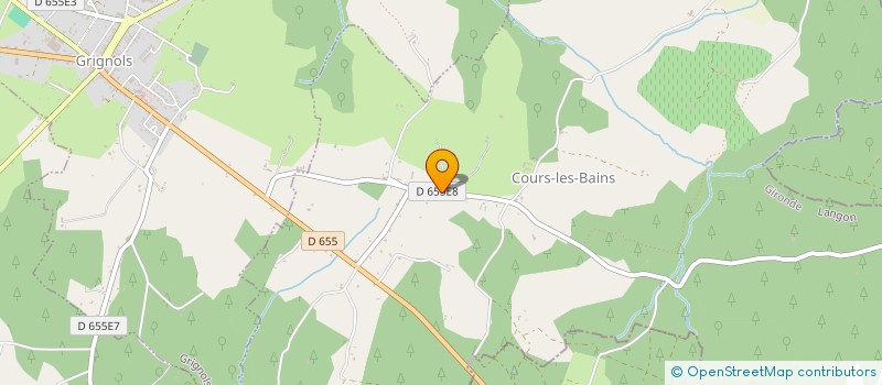 localisation de l'entreprise MONSIEUR JEROME GARNIER  COURS-LES-BAINS