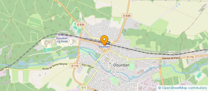 localisation de l'entreprise MONSIEUR JEROME GARNIER à DOURDAN