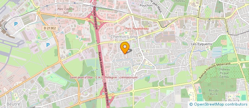 localisation de l'entreprise MONSIEUR JEROME GARREAU  MERIGNAC