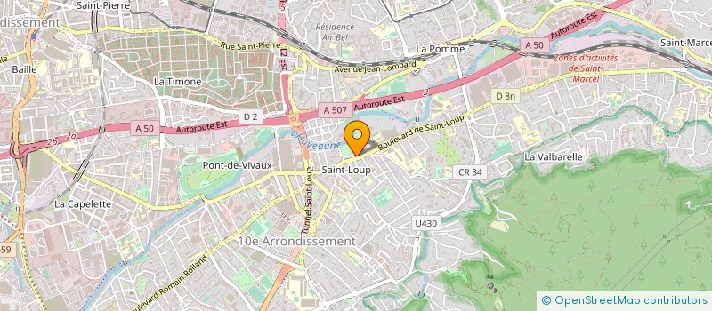 localisation de l'entreprise MONSIEUR JEROME GARRIGUENC à MARSEILLE