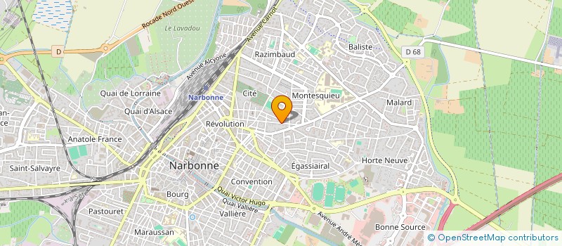 localisation de l'entreprise MONSIEUR JEROME GARRIGUES à NARBONNE