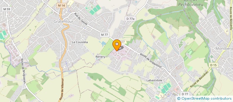 localisation de l'entreprise MONSIEUR JEROME GARRIGUES  PECHBONNIEU