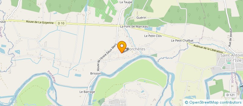 localisation de l'entreprise MONSIEUR JEROME GASTON-LABAT  PORCHERES