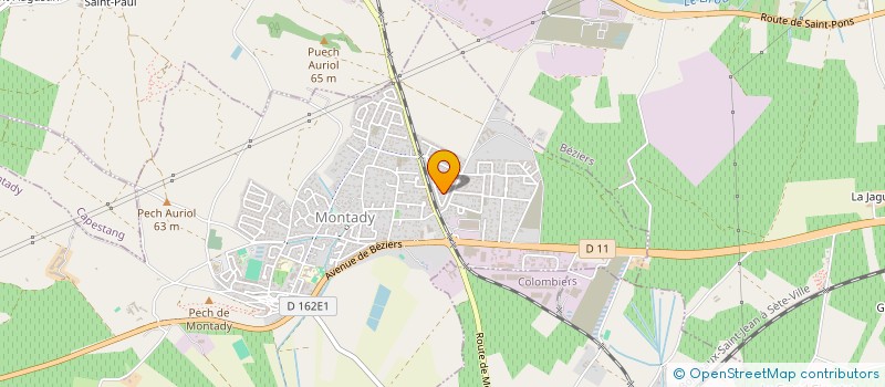 localisation de l'entreprise MONSIEUR JEROME GASULLA  MONTADY