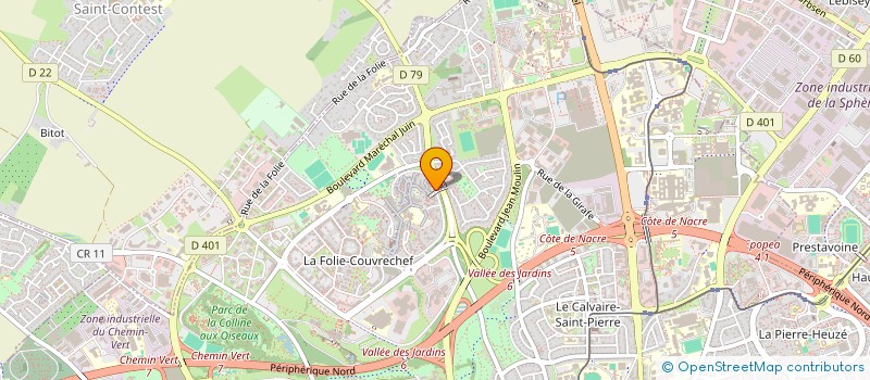 localisation de l'entreprise MONSIEUR JEROME GAUMER à CAEN