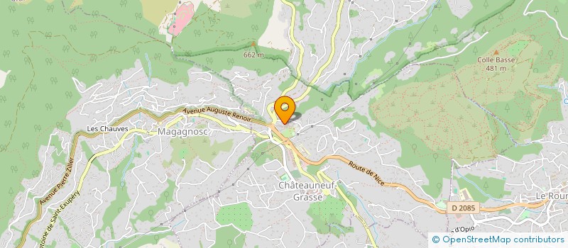 localisation de l'entreprise MONSIEUR JEROME GAVIGNET  CHATEAUNEUF-GRASSE