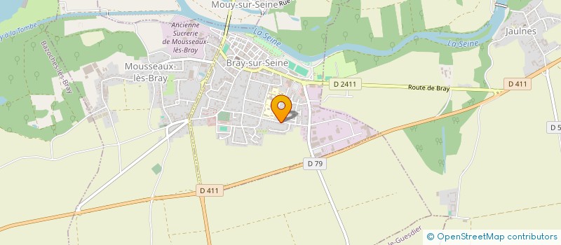 localisation de l'entreprise MONSIEUR JEROME GENDRIN  BRAY-SUR-SEINE