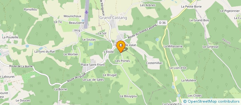 localisation de l'entreprise MONSIEUR JEROME GEOFFROY  PRESSIGNAC-VICQ