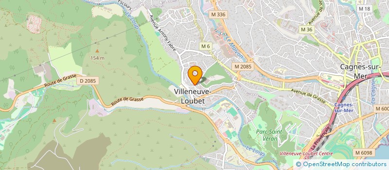 localisation de l'entreprise MONSIEUR JEROME GERARD LEPINE à VILLENEUVE-LOUBET