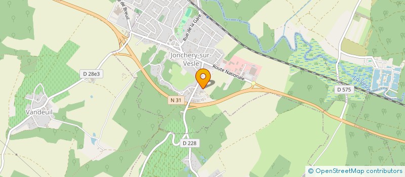 localisation de l'entreprise MONSIEUR JEROME GERMAIN  VANDEUIL