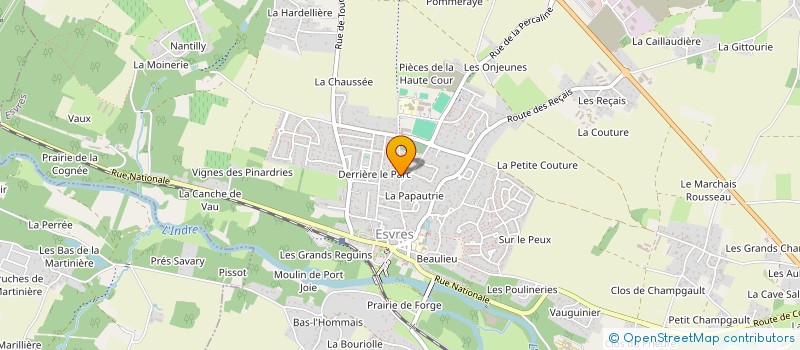 localisation de l'entreprise MONSIEUR JEROME GERMAIN  ESVRES