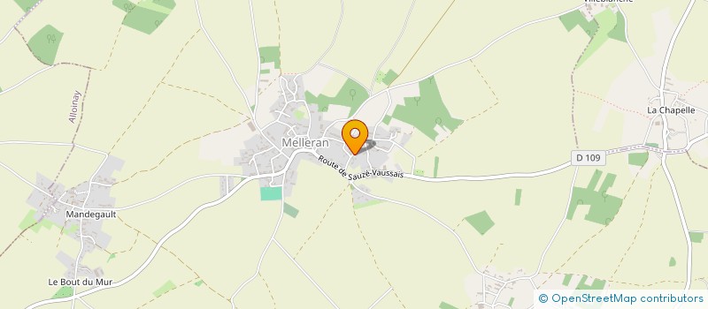 localisation de l'entreprise MONSIEUR JEROME GERMAIN  MELLERAN