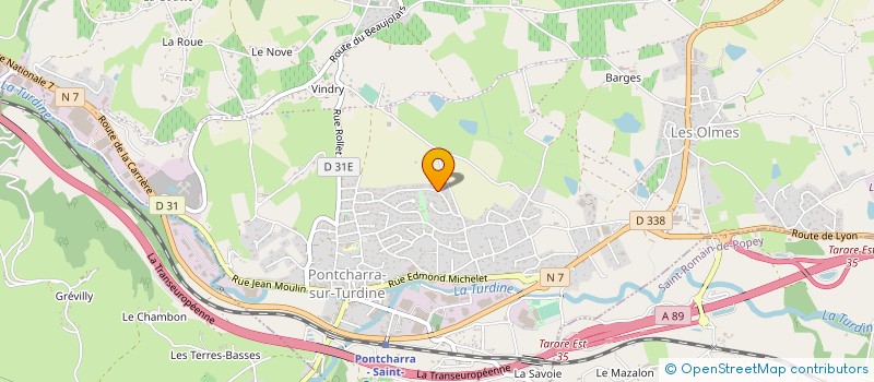 localisation de l'entreprise MONSIEUR JEROME GERVAIS  VINDRY-SUR-TURDINE