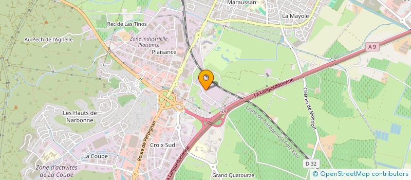 localisation de l'entreprise MONSIEUR JEROME GESTIN  NARBONNE