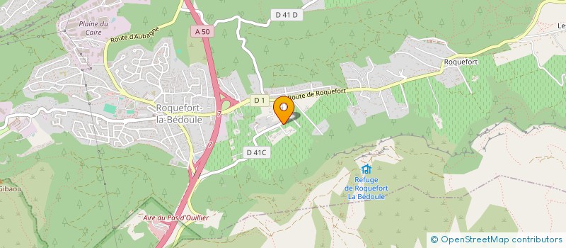 localisation de l'entreprise MONSIEUR JEROME GIACOMETTI  ROQUEFORT-LA-BEDOULE