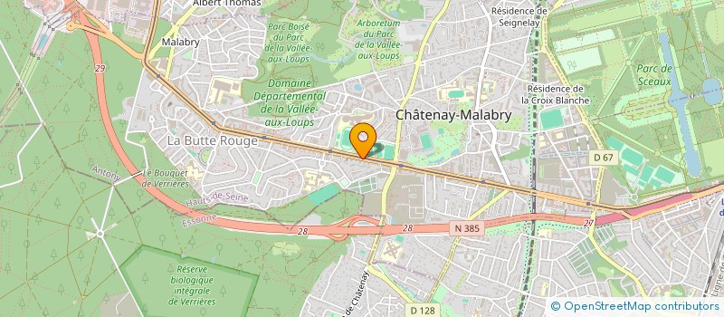 localisation de l'entreprise MONSIEUR JEROME GICQUEAU  CHATENAY-MALABRY