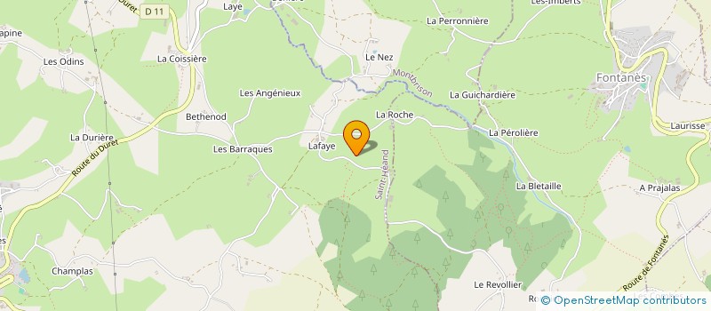 localisation de l'entreprise MONSIEUR JEROME GILIBERT à SAINT-HEAND