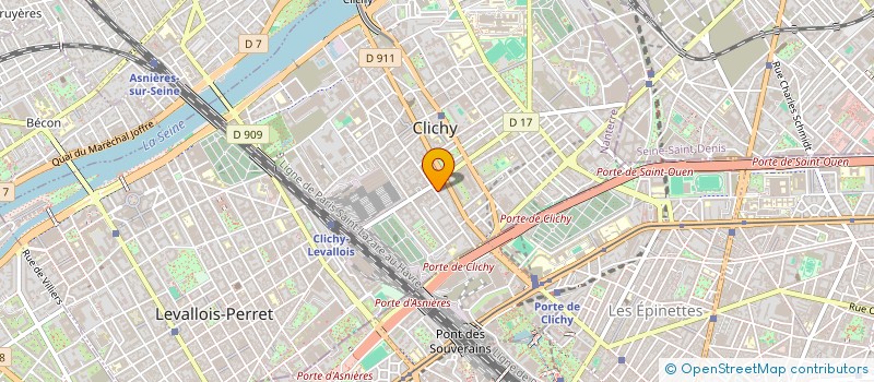 localisation de l'entreprise MONSIEUR JEROME GIMENEZ à CLICHY