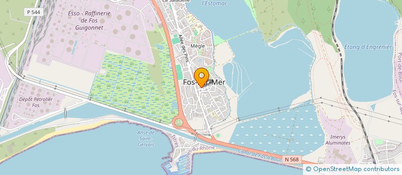 localisation de l'entreprise MONSIEUR JEROME GIMENEZ  FOS-SUR-MER