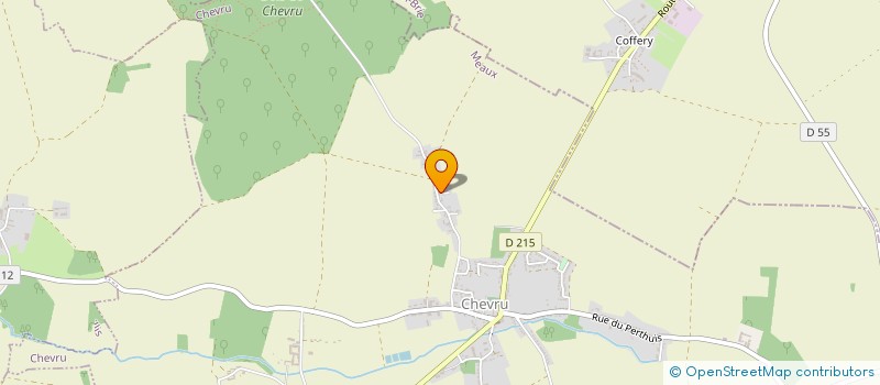 localisation de l'entreprise MONSIEUR JEROME GINOLIN  CHEVRU