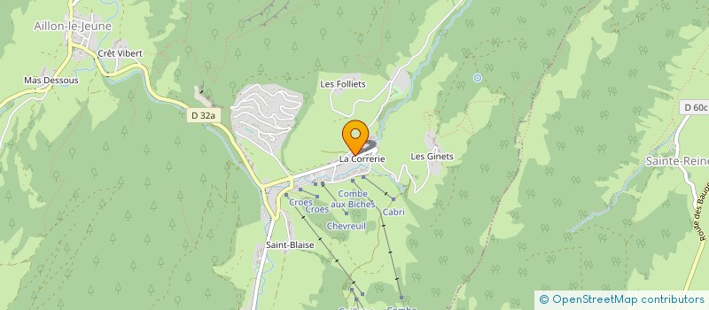 localisation de l'entreprise MONSIEUR JEROME GINOLLIN  AILLON-LE-JEUNE