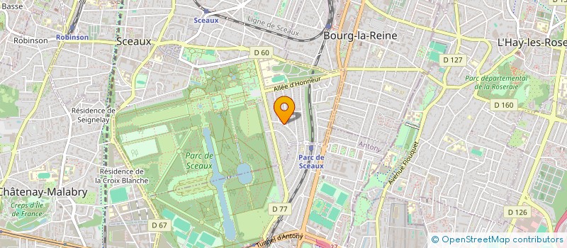 localisation de l'entreprise MONSIEUR JEROME GIRAUD à SCEAUX