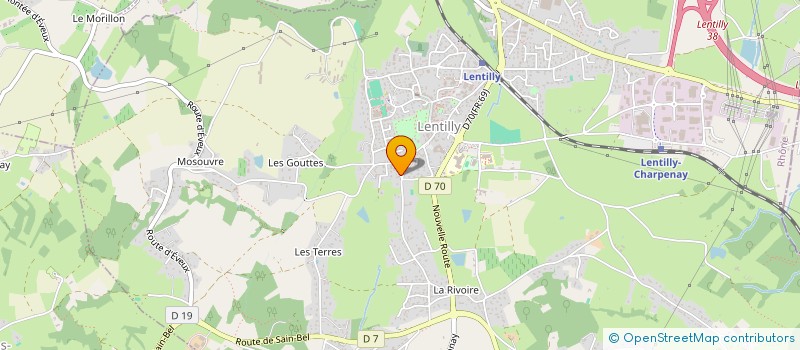 localisation de l'entreprise MONSIEUR JEROME GIROUD à LENTILLY