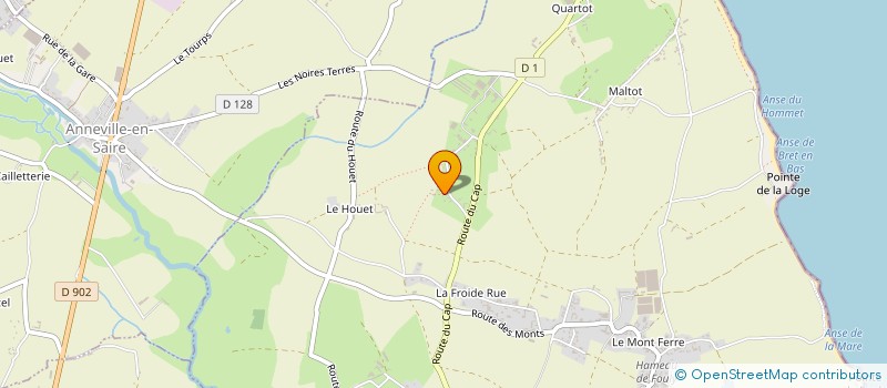 localisation de l'entreprise MONSIEUR JEROME GODEFROY  REVILLE