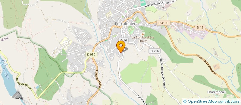 localisation de l'entreprise MONSIEUR JEROME GONCALVES à FORCALQUIER