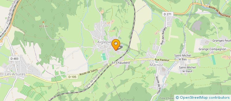 localisation de l'entreprise MONSIEUR JEROME GONON  SELLIERES