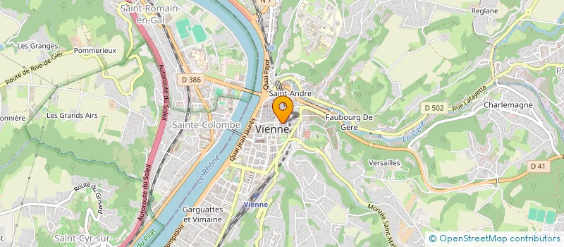 localisation de l'entreprise MONSIEUR JEROME GONZALEZ à VIENNE