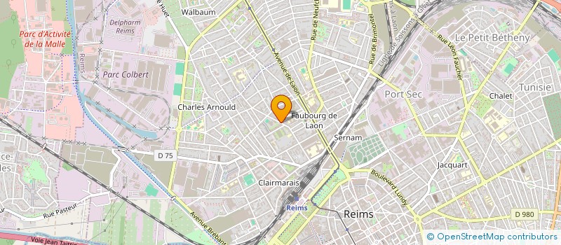 localisation de l'entreprise MONSIEUR JEROME GORDIEN  REIMS