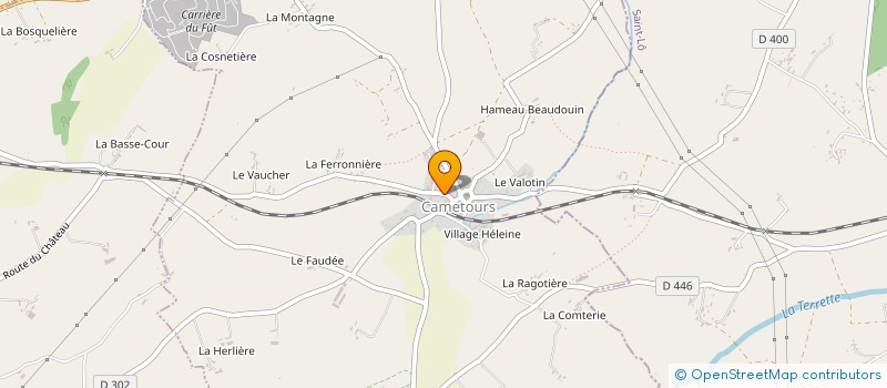 localisation de l'entreprise MONSIEUR JEROME GOSSET  CAMETOURS