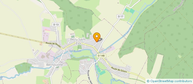 localisation de l'entreprise MONSIEUR JEROME GOUELLE  BEZU-SAINT-ELOI