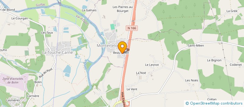 localisation de l'entreprise MONSIEUR JEROME GOUIN  GUILLAC