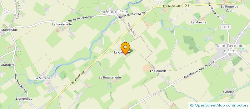 localisation de l'entreprise MONSIEUR JEROME GOULAS  CAUMONT-SUR-AURE