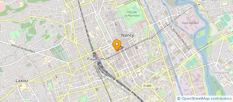 localisation de l'entreprise MONSIEUR JEROME GOULET à NANCY