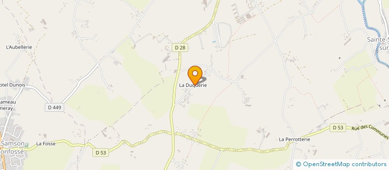 localisation de l'entreprise MONSIEUR JEROME GOULET  BOURGVALLEES