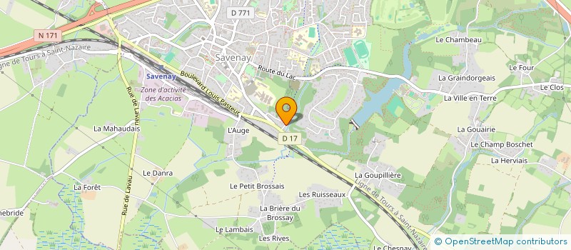 localisation de l'entreprise MONSIEUR JEROME GOURDON  SAVENAY