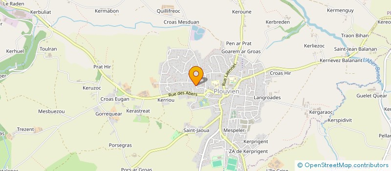 localisation de l'entreprise MONSIEUR JEROME GOURMELON  PLOUVIEN