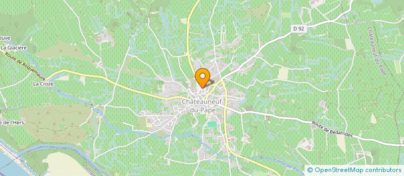 localisation de l'entreprise MONSIEUR JEROME GRADASSI  CHATEAUNEUF-DU-PAPE