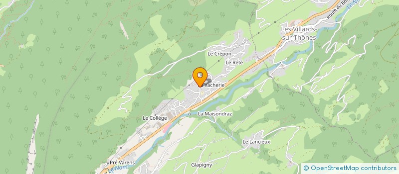 localisation de l'entreprise MONSIEUR JEROME GRAEFFLY à THONES