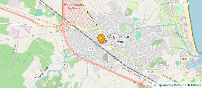 localisation de l'entreprise MONSIEUR JEROME GRAF  ARGELES-SUR-MER