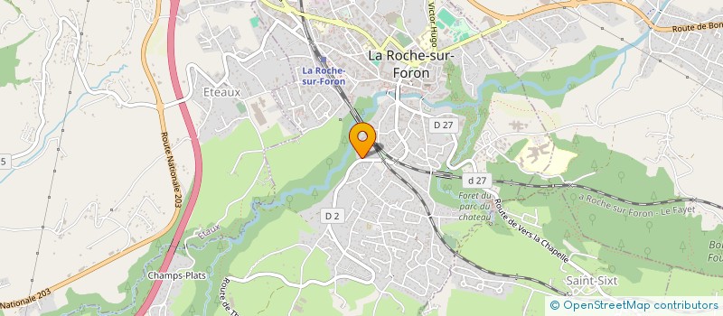 localisation de l'entreprise MONSIEUR JEROME GRANDJEAN à LA ROCHE-SUR-FORON
