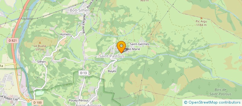 localisation de l'entreprise MONSIEUR JEROME GRANGER  SAINT-PASTOUS