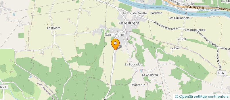 localisation de l'entreprise MONSIEUR JEROME GRANGER  SAINT-AGNE